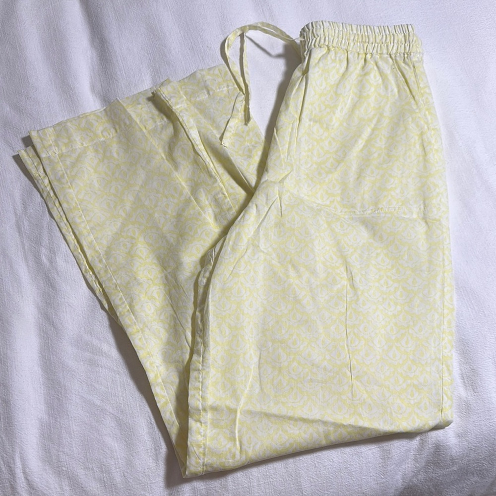 ATM Anthony Thomas Melillo Kids Light Yellow Patterned Bottoms